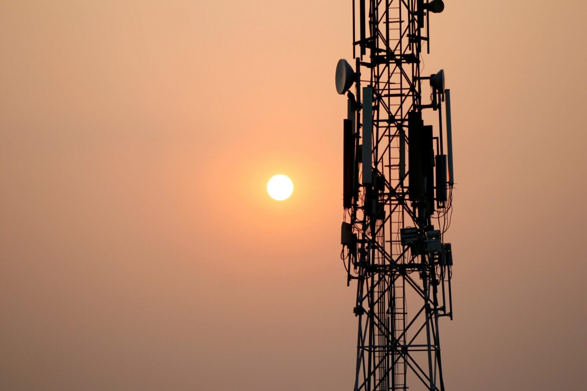 Telecom tower symbolizing LOHAS-focused MVNO and MVNE consulting services